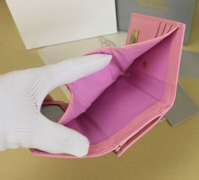 check description 5colors Vivienne Westwood Leather Multi-Card Pocket Wallet NEW