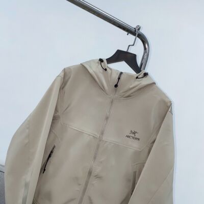 check description size M-3XL ARC'TERYX logo outdoor softshell punch jacket