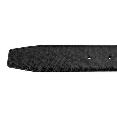 TUMI LEATHER Pin Buckle Belt Black BLACK TU0080
