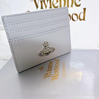 Vivienne Westwood Card Case 933VW168 Wallet Embossed Card Holder grey