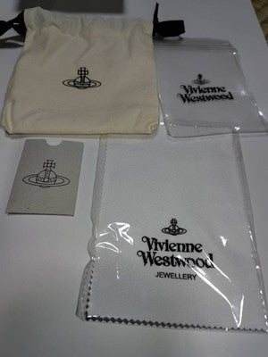 Vivienne Westwood Necklace Triple Pearl Choker Gold Accessories Box included