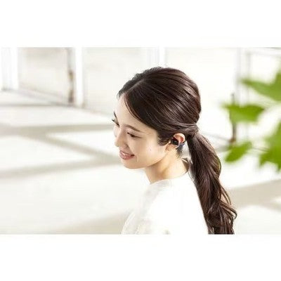 CASIO Earphones ER-100PT-WY earU Open Ear Hearing Assist Navy Black Wireless JP