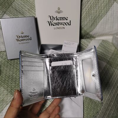 see description chose 2colors Vivienne Westwood Wallet Purse Tri-fold C489520