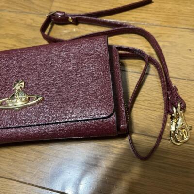 Vivienne Westwood long wallet Shoulder strap long wallet good condition