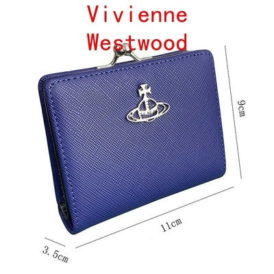 Vivienne Westwood Bi-fold Wallet Clasp Wallet Tri-fold 43V631 Blue