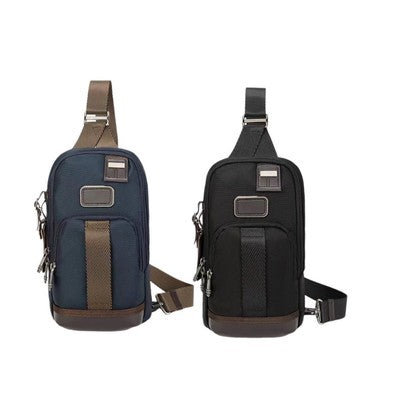 tumi Deluxe Brief Pack Shoulder Bag Business Nylon Blue 2223402