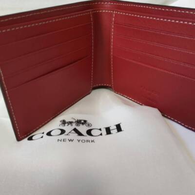 COACH x PEANUTS bi-fold wallet Signature x Snoopy brownsp
