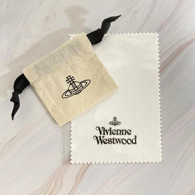 Vivienne Westwood Orb Small Necklace, Gold, Top 4cm x 4cm, Chain Length 45cm