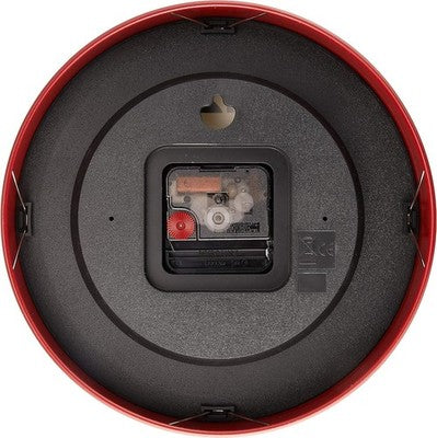 Dulton Wall Clock Classic Red S426-207RD Steel glass Dry cell battery