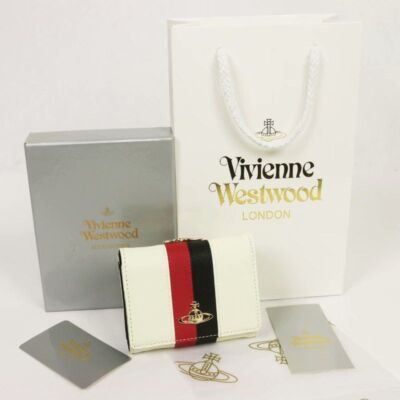 check description Vivienne Westwood Tri-fold Wallet Clasp Bi-fold 13VV153