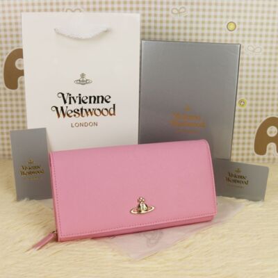 chose 4collors Vivienne Westwood Long Wallet Bi-fold Wallet 64VV406