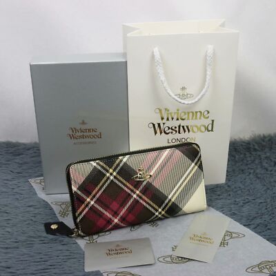 check description Vivienne Westwood Long Wallet 55VV305 Checked pattern