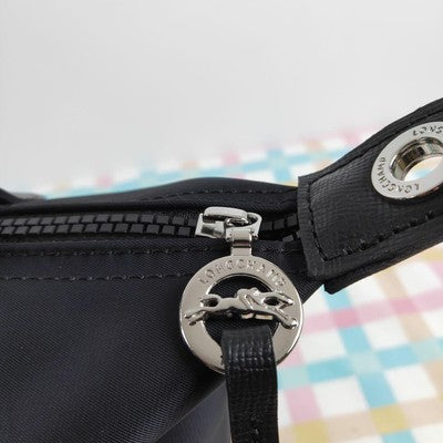 Longchamp Le Pliage S Tote Bag Handbag collapsible Outlet all black NEW