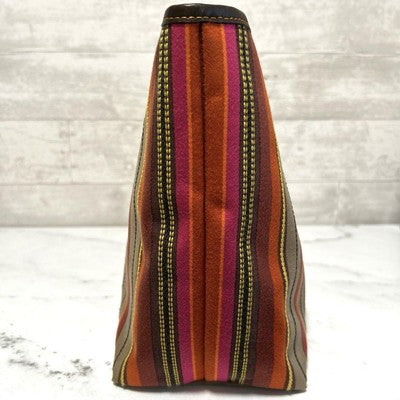 Longchamp Tote Bag Handbag canvas bag leather bag stripes Women's Bag