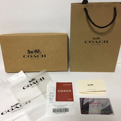 COACH PEANUTS Long Zip around Wallet Snoopy Woodstock Khaki Signature