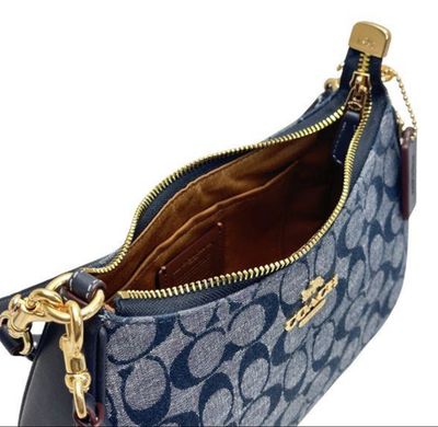 COACH Teri Shoulder Bag Signature Chambray CH139 Outlet NEW