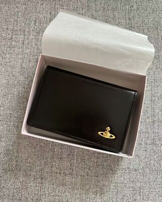 Vivienne Westwood small wallet Folding Wallet Multi-Card Pocket blacksp