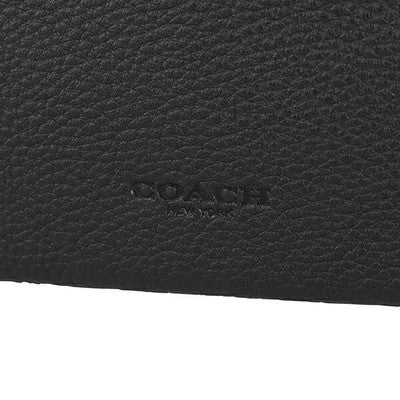 COACH Clutch/Second Bag Tablet Sleeve Briefcase Black Gunmetal leather
