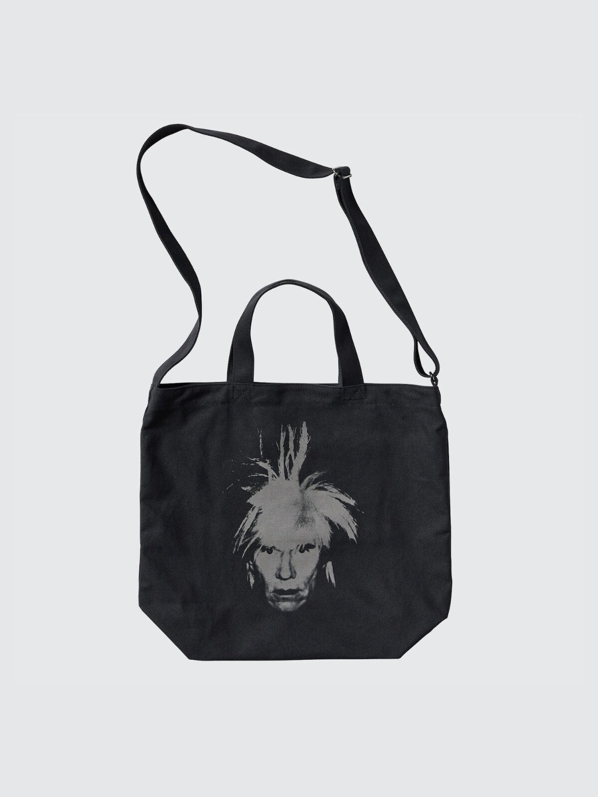 Bargain Price KAWS WARHOL UNIQLO Collaboration 2Way Tote Bag 2024 JAPAN NEW