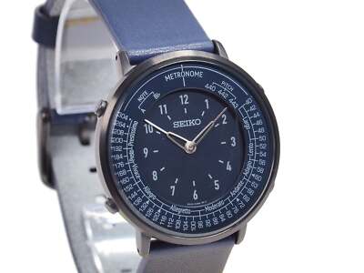 SEIKO Metronome Watch Standard Line SMW004A quartz Water resistant Navy Seiko