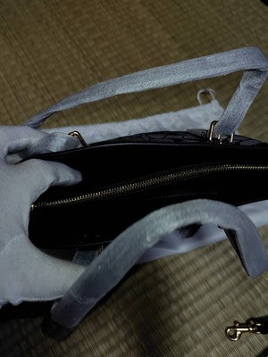 COACH CH228 Mollie Tote 25 2way Chambray Tote Signature Denim 2WAY Outlet New JP
