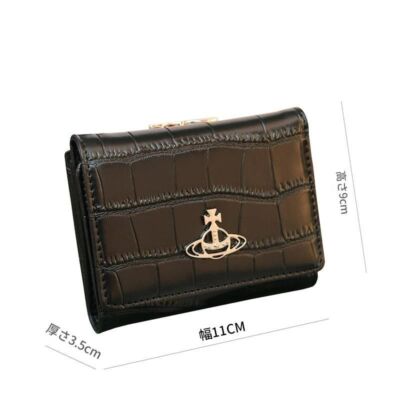 Vivienne Westwood Crocodile Pattern Multi-Card Pocket Wallet 43VV591 stripe sp