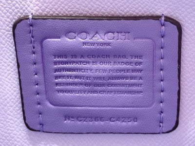 Coach C4250 Mollie Tote 25 in signature canvas Crossbody White Outlet New