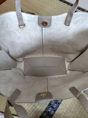 POLENE Gray Shoulder Bag Large Women's Large Capacity Bag Gray