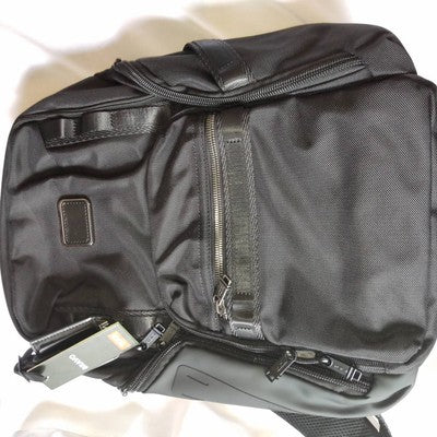 TUMI ALPHA BRAVO "SEARCH" Backpack Black 232789 Outlet Size 43*35*21dp