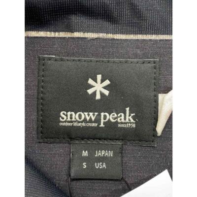【Size M】Used Snow Peak Fr Rain Pullover Mountain Parka Jk-17Au007 BLACK