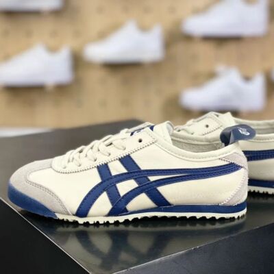 Check Description Sizes 23.5-28cm Onitsuka Tiger Sneakers MEXICO 66 White Blue