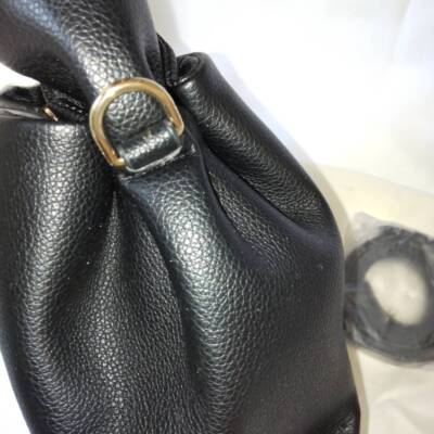 POLENE 2 Way Bag Black bag/shoulder bag for women Black mini bag