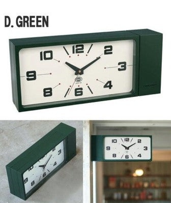 See Description Color DULTON Double Face Wall Clock Industrial Two Sided Clock