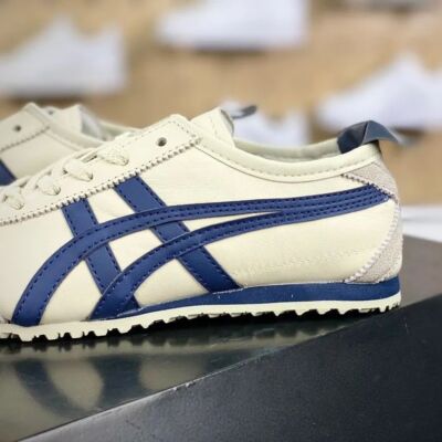 Check Description Sizes 23.5-28cm Onitsuka Tiger Sneakers MEXICO 66 White Blue