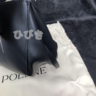 POLENE Black Shoulder Bag Large Women's Large Capacity Bag Black