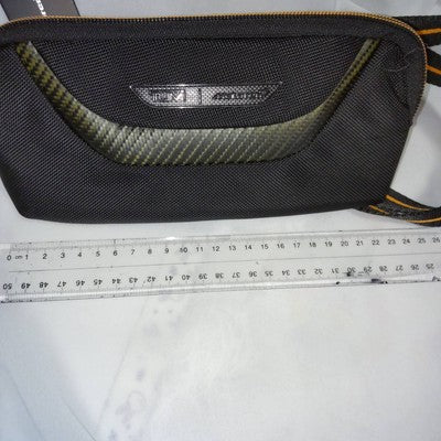 Tumi Mclaren Brox Shoulder Bag Sling Body Bag Black Orange