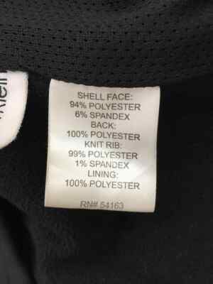 L Calvin Klein TUMI JACKET Nylon Polyester Black Men's Water-resistant