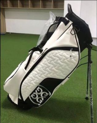 check description chose color G-Four Golf Caddy Bag Stand-type Bag black white