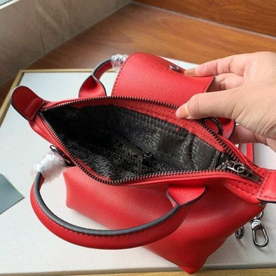 Longchamp Le Pliage XS size Tote Bag Hand bag Shoulder bag Red Leather
