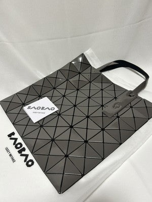 Issey Miyake BAO BAO Prism Shoulder Tote Bag PVC Glossy From Japan Matte graysp