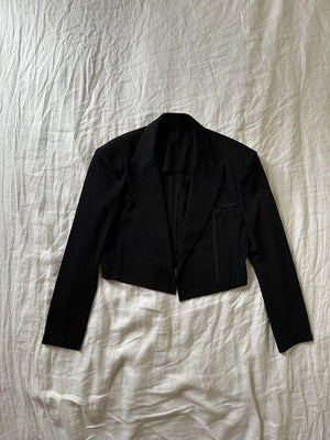 Yohji Yamamoto archive Y's embroidery Spencer jacket sizeS Black designers