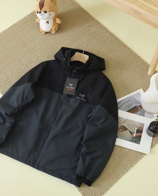 see description size L-4XL ARC'TERYX hard shell water windproof hooded jacket