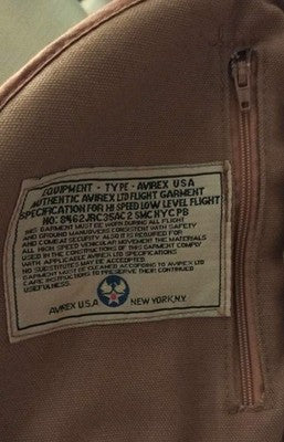 AVIREX TYPE B-3 17755 Genuine Leather Flight Jacket Dark Brown Size M/38