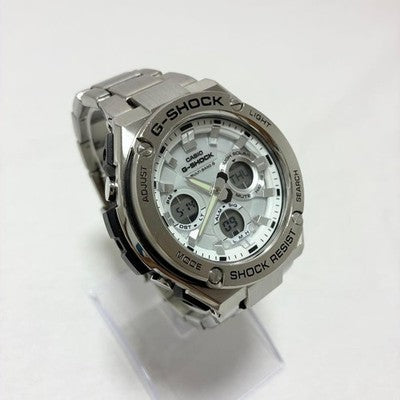 Casio Watch G-STEEL Radio Solar GST-W110D-7AJF Silver Men Analog Digital japan