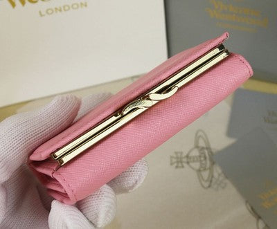 check description 5colors Vivienne Westwood Leather Multi-Card Pocket Wallet NEW