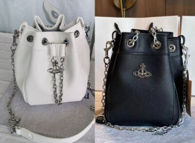 seed description 2colors Vivienne Westwood Shoulder Bag Leather Orb Logo