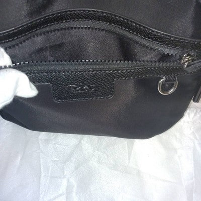 Longchamp Le Pliage Neo S size Backpack Rucksack Zipper bag Black Leather