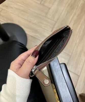 Vivienne Westwood Ultra-thin Coin Purse small wallet Multi-Card Pocket Khaki