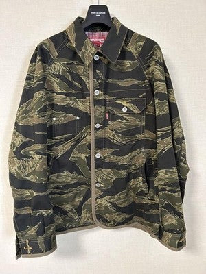 Comme des Garçons Junya Watanabe Levi's collaboration Tiger Camo Jacket Size M