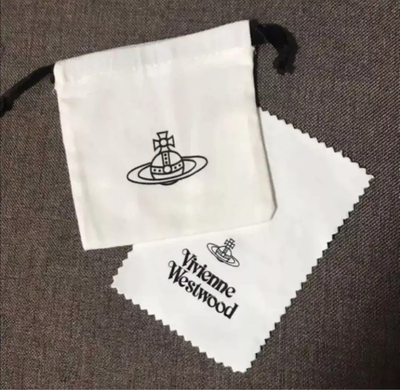 Vivienne Westwood Small OrbNecklace Gunmetal Chain80cm Drawstring Bag with Cloth